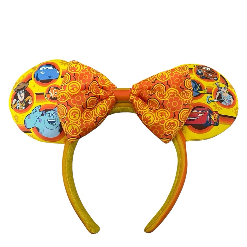 Disney World‎  Minnie Mouse Ears Pixar Orange Run Disney 2023